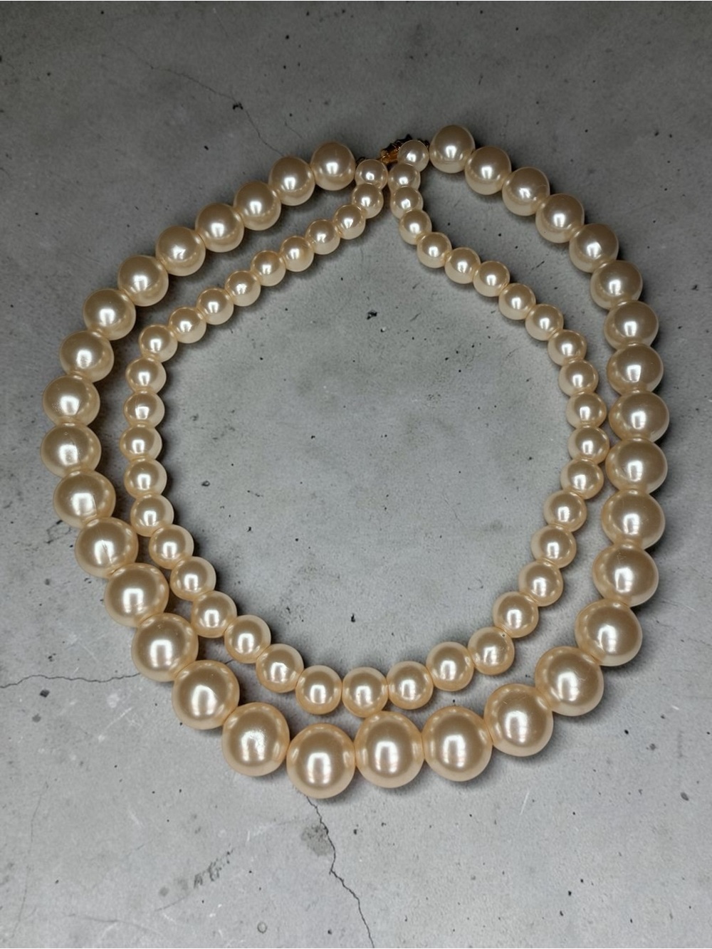 Classic Ivory Pearl Strand Necklace - Women Jewelry